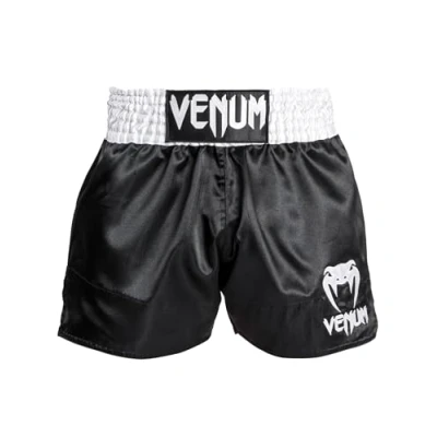 Abbildung von Venum Classic MUAY THAÏ Short kurze Sporthose, Herren, Größe: Large, Black/white