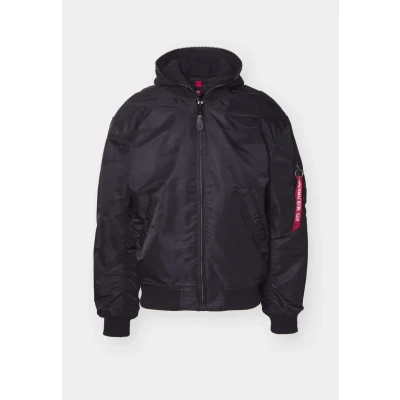 Abbildung von Alpha Industries TEC Studio Bomberjacke, Herren, Größe: Medium, Black