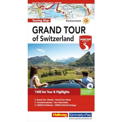 Abbildung von Hallwag Strassenkarte Grand Tour of Switzerland 1:275.000: Detaillierte Karte für Ihre Reiseabenteuer entlang der schönsten Strecke Schweiz (Hallwag Strassenkarten)
