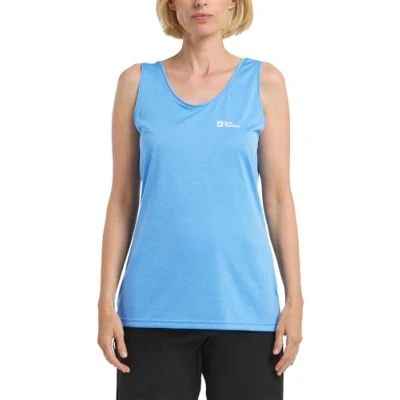 Abbildung von Jack Wolfskin Crosstrail TANK Top, Damen, Größe: Small, Mid blue