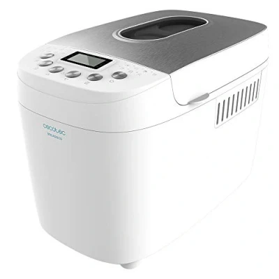 Abbildung von Cecotec Brotbackautomat Bread&amp;Co 1500 PerfectCook. 850 W, 1,5 kg, 15 Programme, programmierbare Stunden, 2 Widerstände, spülmaschinenfestes Tablett, Rezeptbuch