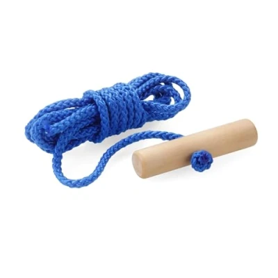 Abbildung von Sportyfits® Schlittenseil blau Seil Zugseil 1,50 mtr 150 cm Schlaufe Griff Kordel Leine Zugleine für Schlitten &amp; Bonb Rodeln im Winter, Kinder