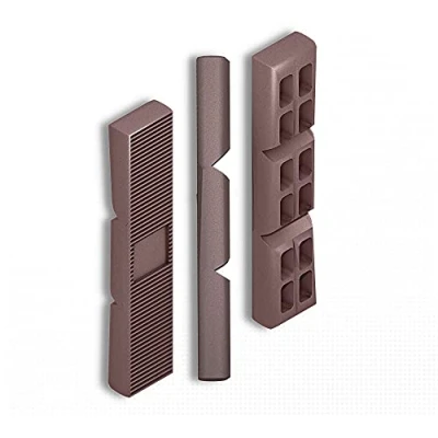 Abbildung von DOJA BARCELONA 12mm Abstandshalter Kunststoff Abstandhalter Grau PACK 100 Kunststoffkeile Unterlegplatten Unterlegkeile, Plastic Spacers, Verglasungsklötze, Unterleger Plastik Keile