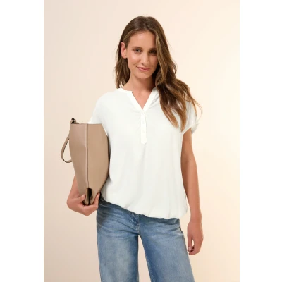 Abbildung von Cecil Damen 3411632 Bluse, Vanilla White, XL