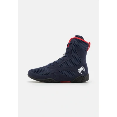 Abbildung von Venum Contender Boxing Shoes Unisex Trainingsschuh, Größe: 42, Navy blue/red Schuhe