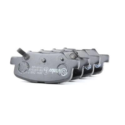 Abbildung von BREMBO P 61 111 Bremsbelagsatz mit akustischer Verschleißwarnung ohne Zubehör MAZDA: 6 Saloon, Estate, Box Body / MITSUBISHI: ASX Off Road
