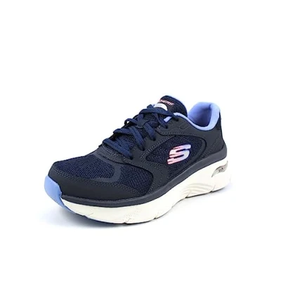 Abbildung von Skechers Damen Arch Fit D&#039;lux Sneaker, Navy, 39.5 EU
