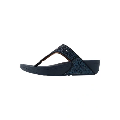 Abbildung von Fitflop LULU Glitter Toethongs Zehentrenner, Damen, Größe: 42, Midnight navy Schuhe