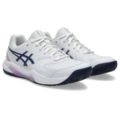 Abbildung von Asics Geldedicate 8 Multicourt Tennisschuh, Damen, Größe: 40.5, White/indigo fog Schuhe