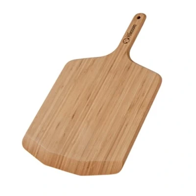 Abbildung von Chef Pomodoro Pizzaschieber Pizzaschaufel Pizzaheber aus Bambus Holz Geeignet als Servierplatte oder Käseplatte (30,5 cm)