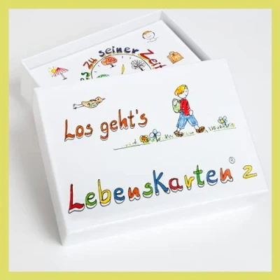 Abbildung von Lebenskarten 2 von Barbara Völkner (72 Karten, Visitenkarten Format: 5,5x8,5cm)