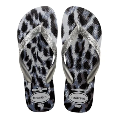 Abbildung von Havaianas Top Animals, bequeme, leichte und strapazierfähige Flip Flops, Sohle mit Animal Print, breite Riemen flexible Sohle, Damen