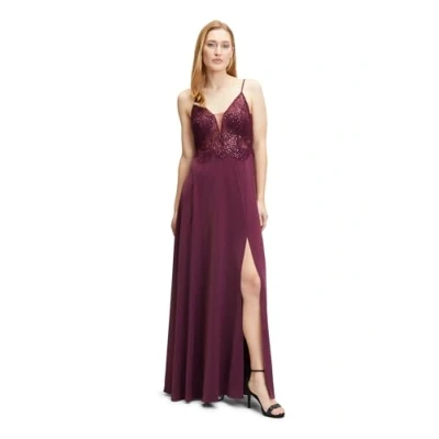 Abbildung von Vera Mont Abiball Ballkleid, Damen, Größe: 38, Shiny bordeaux