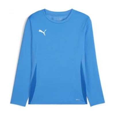 Abbildung von Puma Teamgoal Langarmshirt für Kinder, Größe: 116, Blauweissblau
