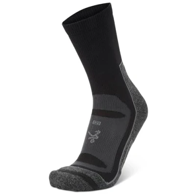 Abbildung von Balega Blister Resist Crew Laufsocken, Grey/Black, XL