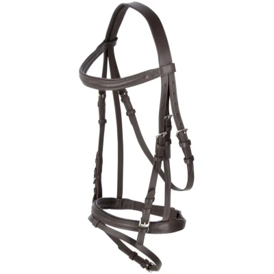 Abbildung von Kerbl Trensenzaum Standard Leder Braun Full