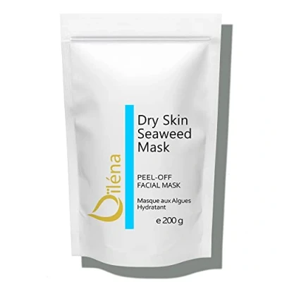 Abbildung von Alginate Peel Off Feuchtigkeitspuder Maske, Mitesserentferner Gesichtsmaske Vegan, kein Abwaschen, Peeling und Porenreinigung 200 g + freie Dosis (Revitalisierende Mineralien Algenmaske)