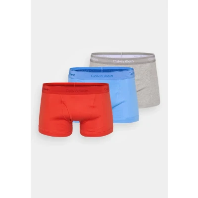 Abbildung von Calvin Klein Underwear Trunk 3 PACK Panties, Herren, Größe: Small, Glacier/grey heather/molten