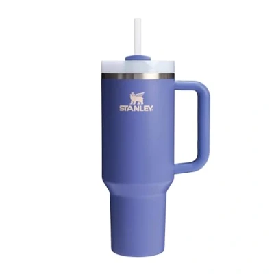 Abbildung von Stanley Quencher H2.0 Flowstate Trinkflasche Mit Strohhalm 1.2L Thermobecher Kühlt 11 Stunden 48 Eisgekühlt Spülmaschinenfest Thermosflasche BPA Frei Edelstahl Trinkbecher Lupine
