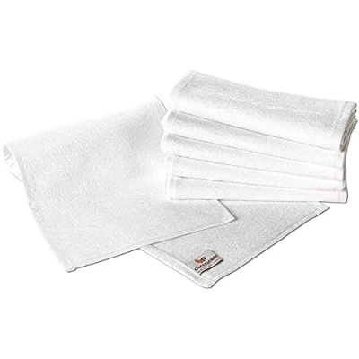 Abbildung von Carenesse 6er Gesichts Kompressen 22 x 70 cm weiß I Innovative Kosmetiktücher mit perfekter Passform: Premium Studioqualität 100% Baumwolle Öko Tex 100 Hygienische &amp; saugstarke Gesichtstücher