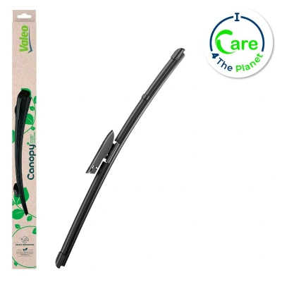 Abbildung von Scheibenwischer Valeo Canopy 583927 400mm Flachbalkenwischblatt, Wischgummi aus &gt;80 % nachhaltigen Materialien RENAULT: CLIO 3, MEGANE 3 Grandtour