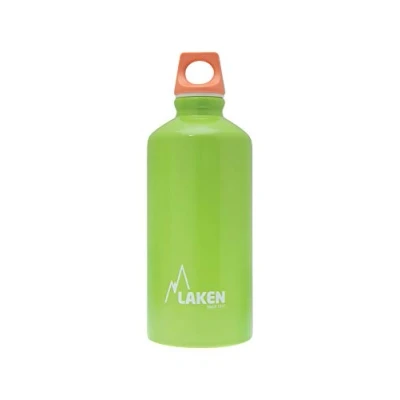 Abbildung von Laken Futura Alu Trinkflasche Schmale Öffnung Schraubdeckel mit Schlaufe 0,6L, Grün
