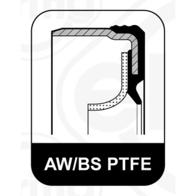 Abbildung von ELRING 706.600 Kurbelwellendichtring PTFE (Polytetrafluorethylen)/ACM (Polyacryl Kautschuk)