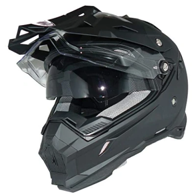 Abbildung von Crosshelm Endurohelm Motorradhelm mit integrierter Sonnenblende und Visier THH TX28 S
