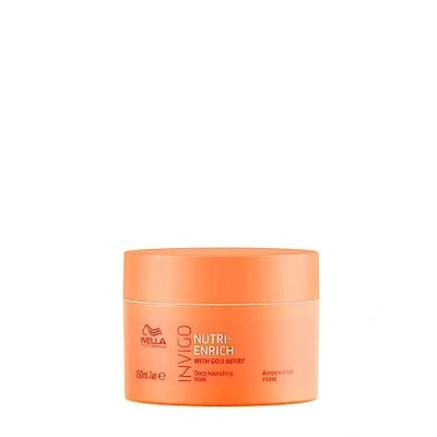 Abbildung von Wella Professionals Invigo Nutri Enrich Deep Nourishing Mask tiefenwirksame Haarmaske mit Vitamin E und Panthenol intensive Haarpflege für kaputtes Haar glättende Haarkur gegen Frizz 150 ml