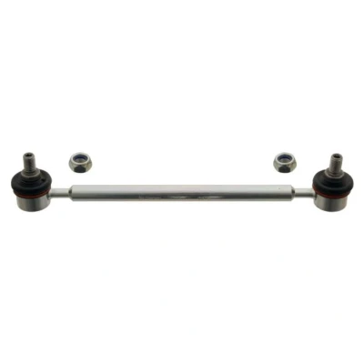 Abbildung von febi BILSTEIN 31717 Koppelstange Vorderachse links, rechts 253 M10 x 1,25 Plus mit selbstsichernder Mutter Stahl silber