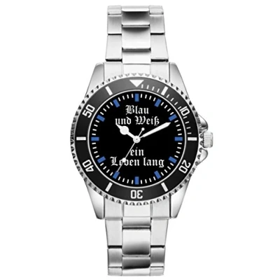 Abbildung von KIESENBERG Herrenuhr Armbanduhr Gelsenkirchen Geschenk Fan Artikel Zubehör Fanartikel Analog Quartz Uhr 2245