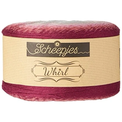 Abbildung von Scheepjes 1698 753 Whirl Wolle, Cotton, Slice &#039;O&#039; Cherry Pie, meer dan 100 gr, 1000 Meter