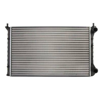 Abbildung von THERMOTEC D7F021TT Kühler, Motorkühlung Aluminium, Kunststoff für Fahrzeuge ohne Klimaanlage 642 415 30 Schaltgetriebe Kühlrippen mechanisch gefügt