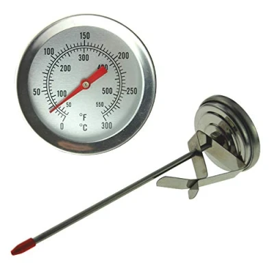 Abbildung von Zuckerthermometer zum Herstellen von Marmelade und Süßigkeiten, Fudge mit 145 mm Sonde ideales Süßigkeitenthermometer Clip Schmelzen Zucker
