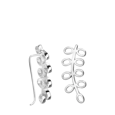 Abbildung von SOFIA MILANI Damen Ohrringe 925 Silber Blatt Ohrstecker 20708