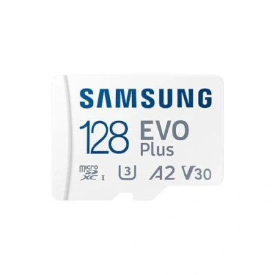 Abbildung von Samsung EVO Plus microSD 2024 128GB Inklusive SD Adapter UHS I/U3/Full HD/4K UHD Schwarz