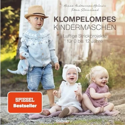 Abbildung von Klompelompes Kindermaschen. Luftige Strickprojekte für 0 bis 12 Jahre. Kreativ &amp; praktisch: Strickkleidung den Sommer. 40 Anleitungen Jacken, ... Hanne Hjelmas und Torunn Steinsland)