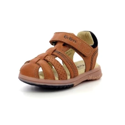 Abbildung von KICKERS Jungen Platinium Sandale, Camel, 32 EU