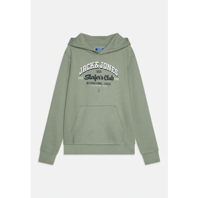 Abbildung von Jack &amp; Jones Junior Jjelogo NOOS JNR Kapuzenpullover, Herren, Größe: 152, Iceberg green