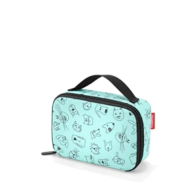 Abbildung von reisenthel thermocase kids cats and dogs mint Kleine Kühltasche für Kosmetik, Medikamente, Snacks u. v. m. Aus wasserabweisendem Material