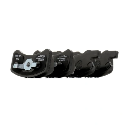 Abbildung von BOSCH 0 986 494 878 Bremsbelagsatz Low Metallic inkl. Verschleißwarnkontakt, mit akustischer Verschleißwarnung Kolbenclip, Anti Quietsch Blech