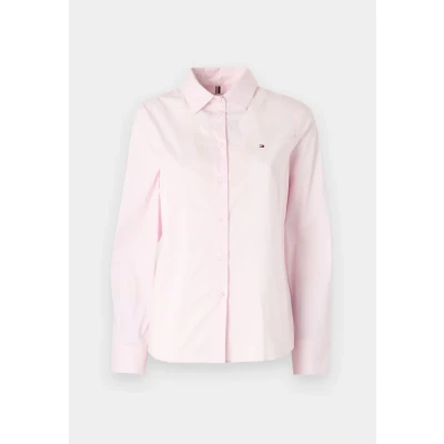 Abbildung von Tommy Hilfiger Regular Shirt Hemdbluse, Damen, Größe: 34, Light pink