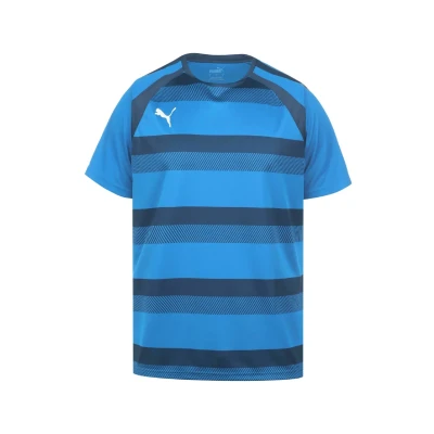 Abbildung von Puma Tshirt print, Herren, Größe: Small, Electric blue limoges white
