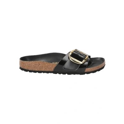 Abbildung von Birkenstock Madrid BIG Bickle Riemensandalette, Damen, Größe: 39, Schwarz Schuhe