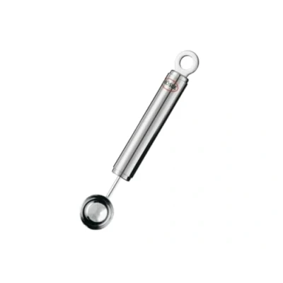 Abbildung von RÖSLE Kugelausstecher, Hochwertiger Ausstecher für Melonen und anderes Obst sowie Gemüse, Edelstahl 18/10, 3 cm Durchmesser, Spülmaschinengeeignet, Silber