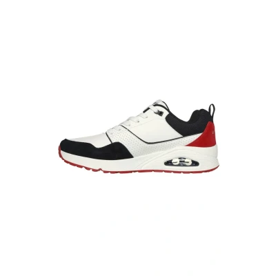 Abbildung von Skechers Street UNO Retro Sneaker low, Herren, Größe: 43, Wbrd white black red Schuhe