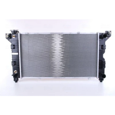 Abbildung von NISSENS 60984 Kühler, Motorkühlung Aluminium 667 383 32 Kühlrippen gelötet CHRYSLER: Voyager 4, / Grand 3