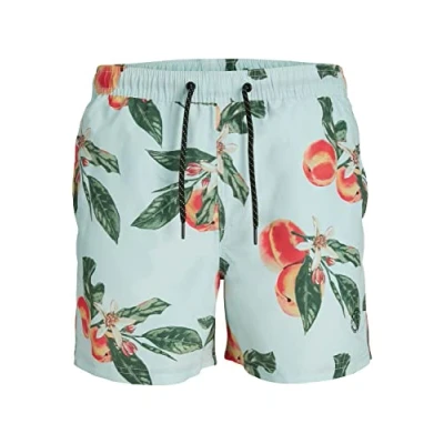 Abbildung von Jack &amp; Jones Jpstfiji Jjswim Bahama Badeshorts, Herren, Größe: Large, Cloud dancer