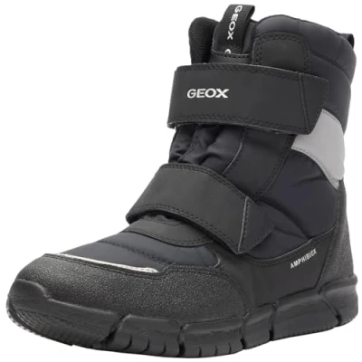 Abbildung von Geox J Flexyper Boy B Abx Ankle Boot, Black, 28 EU