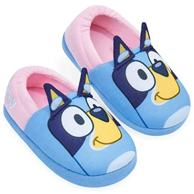 Abbildung von BlueY Hausschuhe Kinder Mädchen Winter Pantoffeln Plüsch Wärme Kuschelige Bequeme 23 32 (Blau/Rosa, numeric_25)